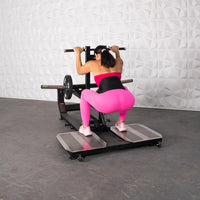 Thumbnail for Excel Glute Line Belt Squat - Muscle D Fitness - Plate Loaded Belt Squat - Non Slip Deck