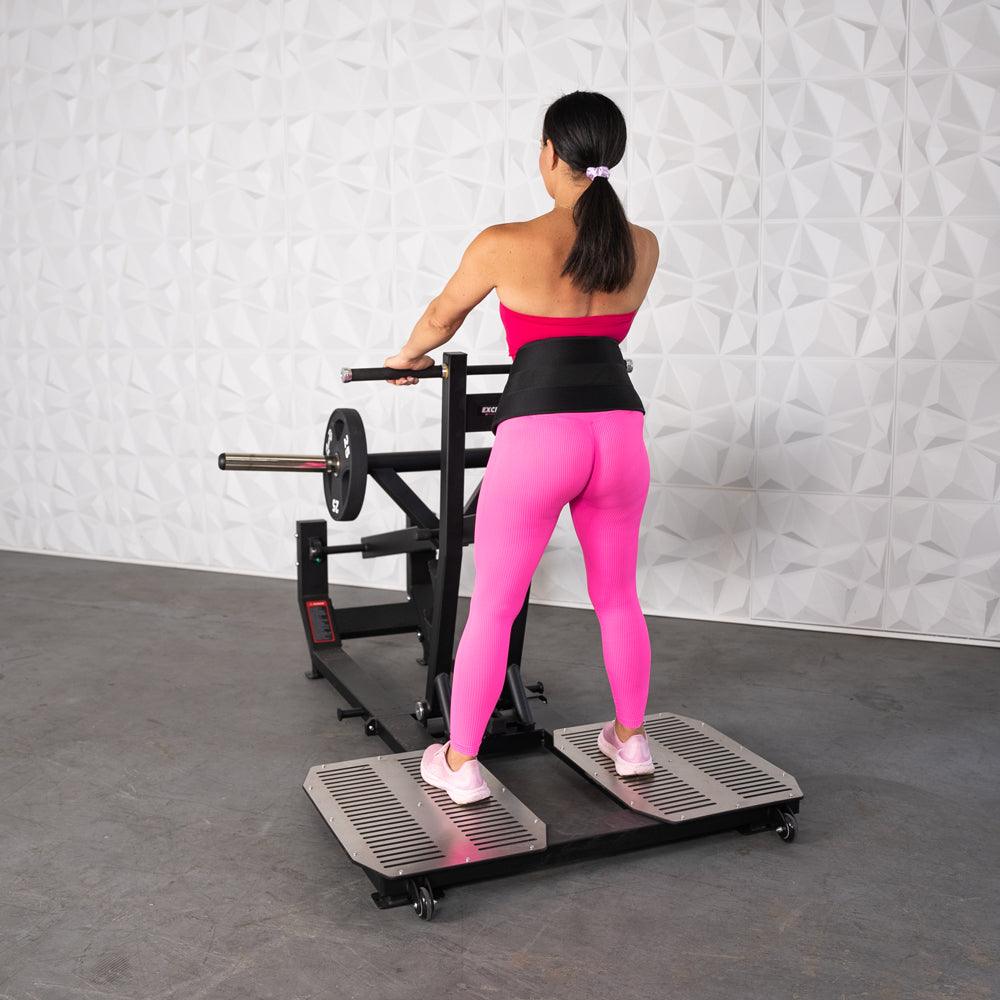 Excel Glute Line Belt Squat Muscle D Fitness Plate Loaded Belt Squat Non Slip Deck