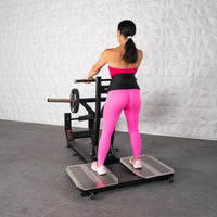 Thumbnail for Excel Glute Line Belt Squat - Muscle D Fitness - Plate Loaded Belt Squat - Non Slip Deck