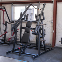 Thumbnail for Excel Iso-Lateral Chest/Back Combo - Muscle D Fitness - Plate Loaded - Gas Shock Assisted Seat Adjustment