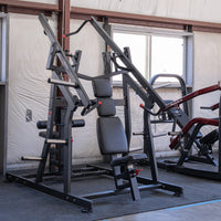 Thumbnail for Excel Iso-Lateral Chest/Back Combo - Muscle D Fitness - Plate Loaded - Gas Shock Assisted Seat Adjustment
