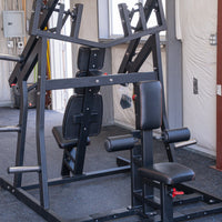 Thumbnail for Excel Iso-Lateral Chest/Back Combo - Muscle D Fitness - Plate Loaded - Gas Shock Assisted Seat Adjustment