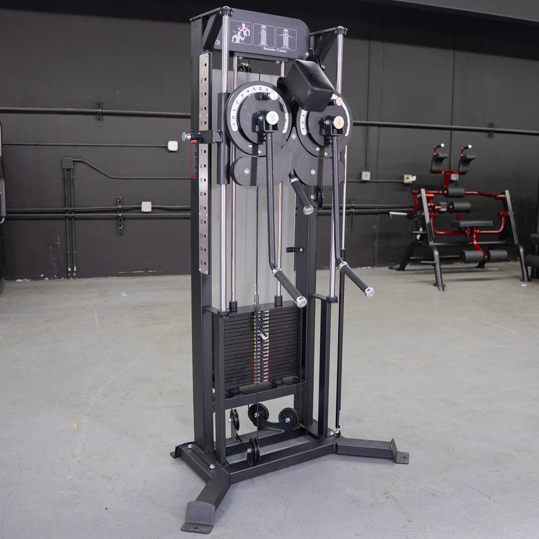 Excel Multi-Flight Trainer - Muscle D Fitness - Adjustable height - Selectorized Shoulder / Chest Machine