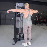 Thumbnail for Excel Multi-Flight Trainer - Muscle D Fitness - Adjustable height - Selectorized Shoulder / Chest Machine