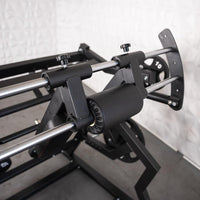 Thumbnail for Excel Power Hack Squat - Muscle D Fitness - Plate Load Heavy Squat Machine - Weight Storage Pegs - Safety Stop