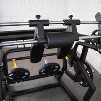 Thumbnail for Excel Power Hack Squat - Muscle D Fitness - Plate Load Heavy Squat Machine - Weight Storage Pegs - Safety Stop