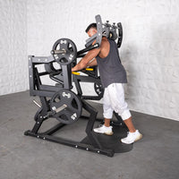 Thumbnail for Excel Power Hack Squat - Muscle D Fitness - Plate Load Heavy Squat Machine - Weight Storage Pegs - Safety Stop
