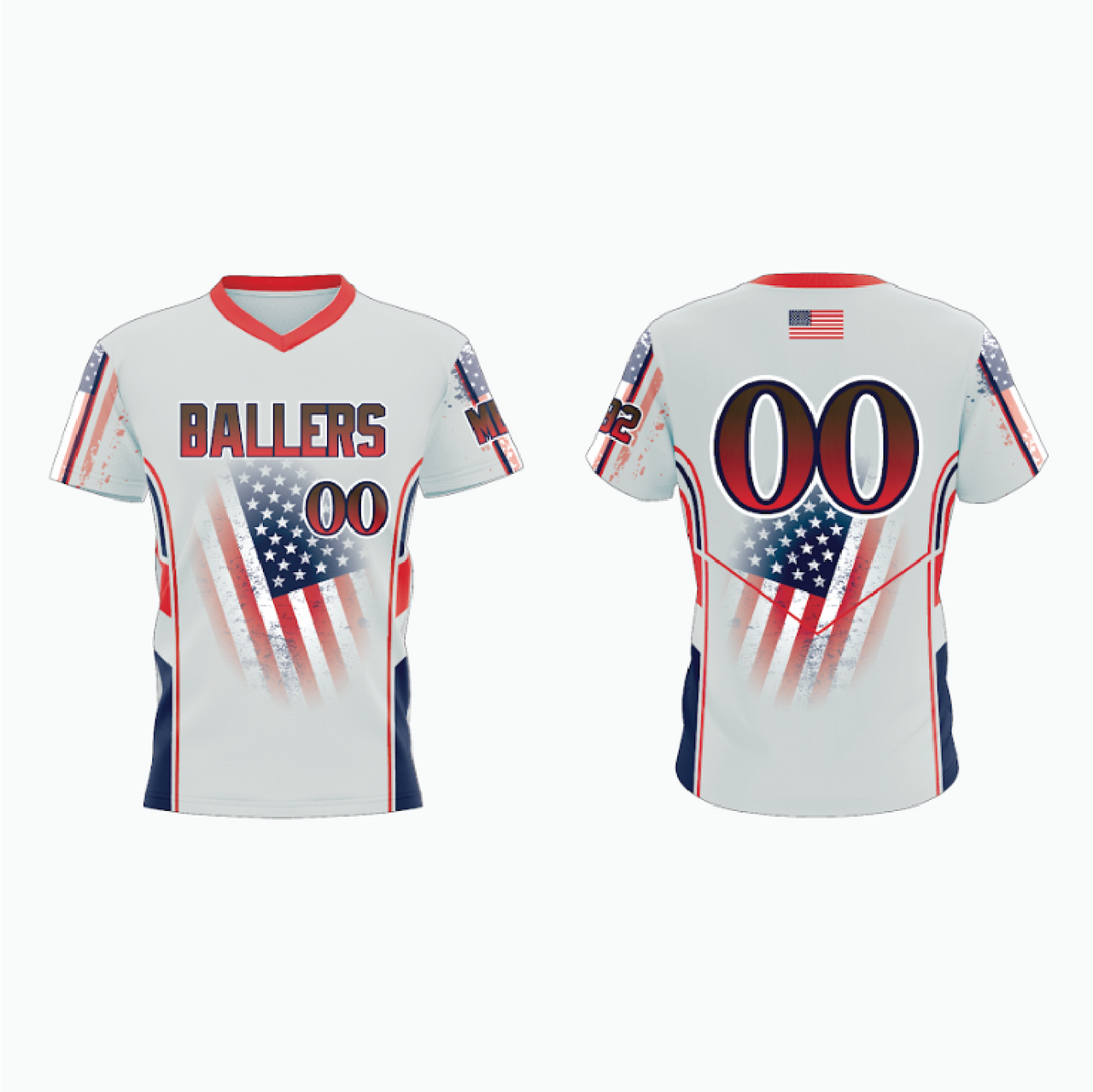 V-Neck Pullover Baseball Jersey example 7