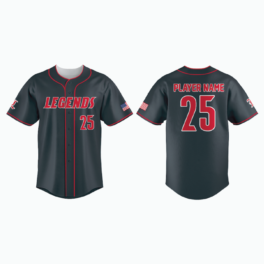 Full-Button Baseball Jersey example 3