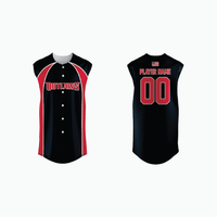 Thumbnail for Pro Sleeveless Full-Button Baseball Jersey example 1