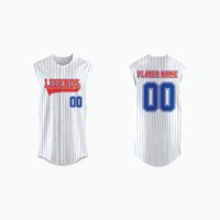 Thumbnail for Pro Sleeveless Full-Button Baseball Jersey example 12