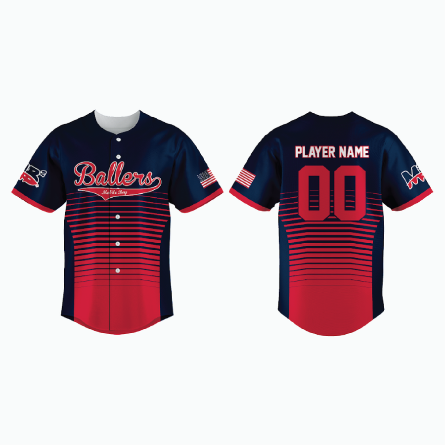 Full-Button Baseball Jersey example 4