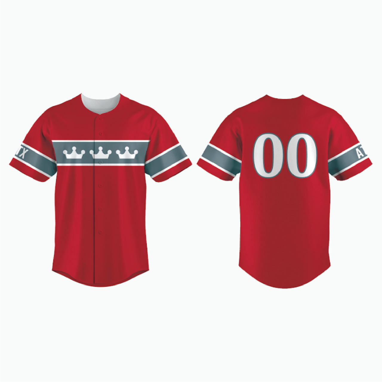 Full-Button Baseball Jersey example 5