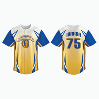 Thumbnail for Full-Button Baseball Jersey example 18