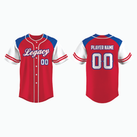 Thumbnail for Full-Button Baseball Jersey example 10