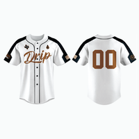 Thumbnail for Full-Button Baseball Jersey example 16