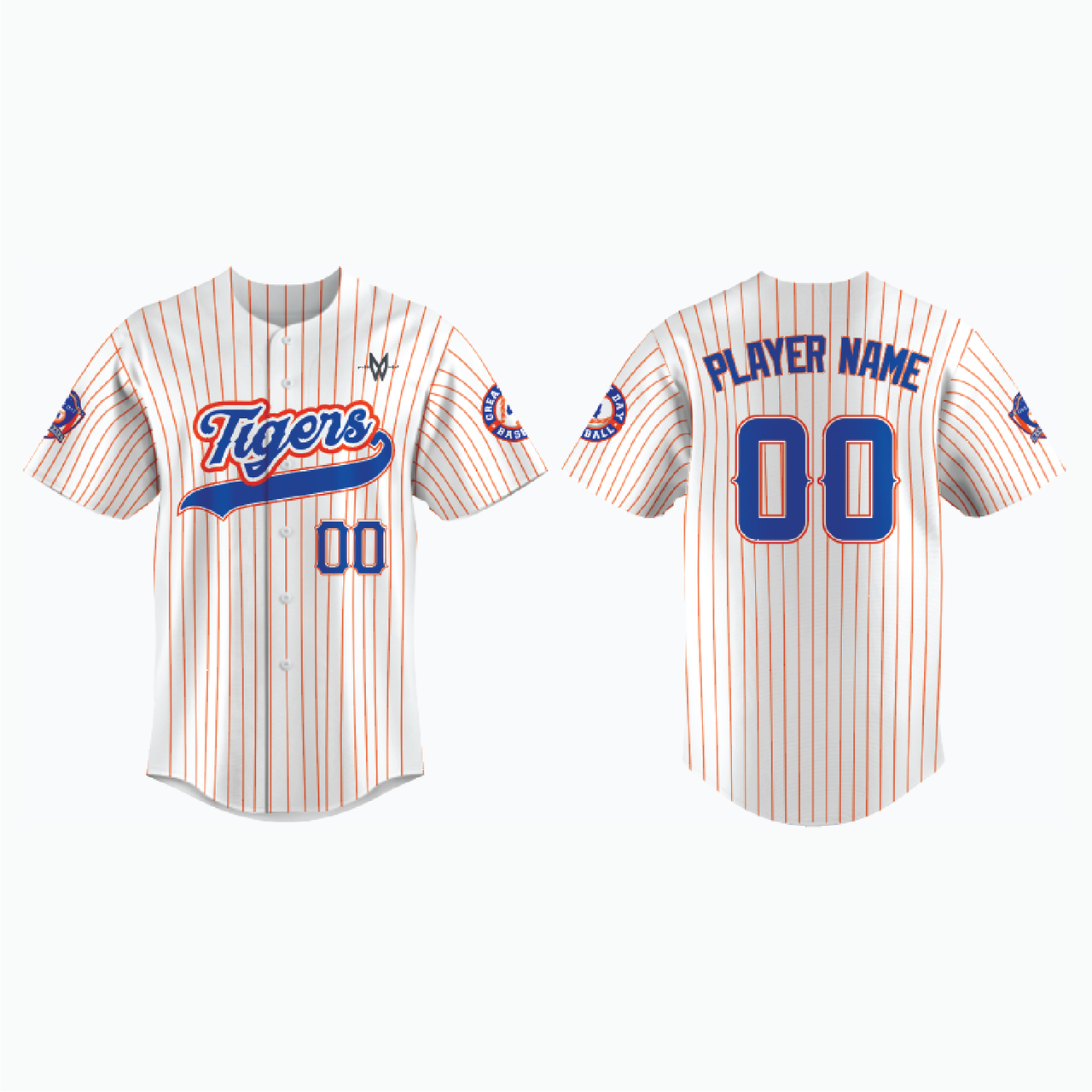 Full-Button Baseball Jersey example 19