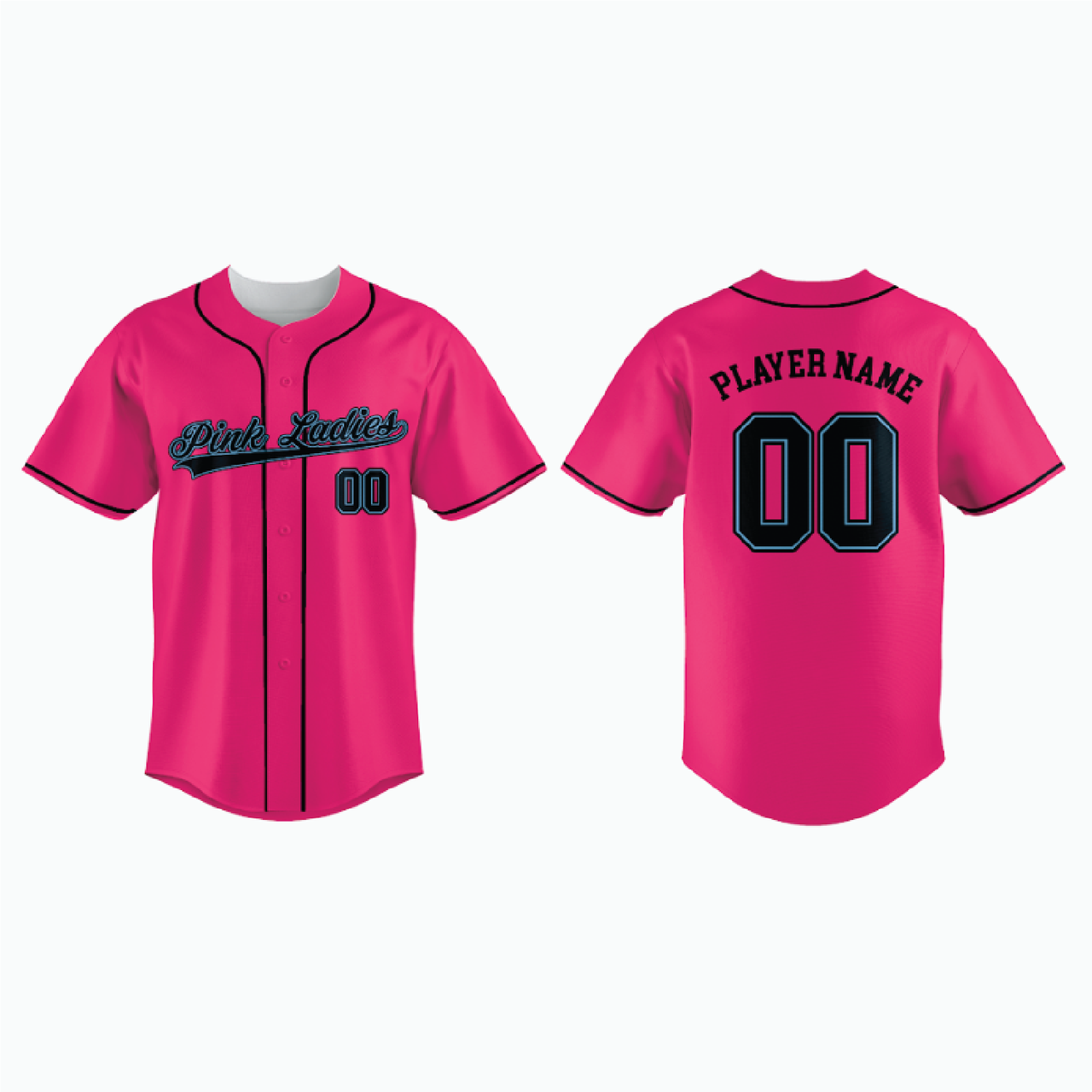 Full-Button Baseball Jersey example 13