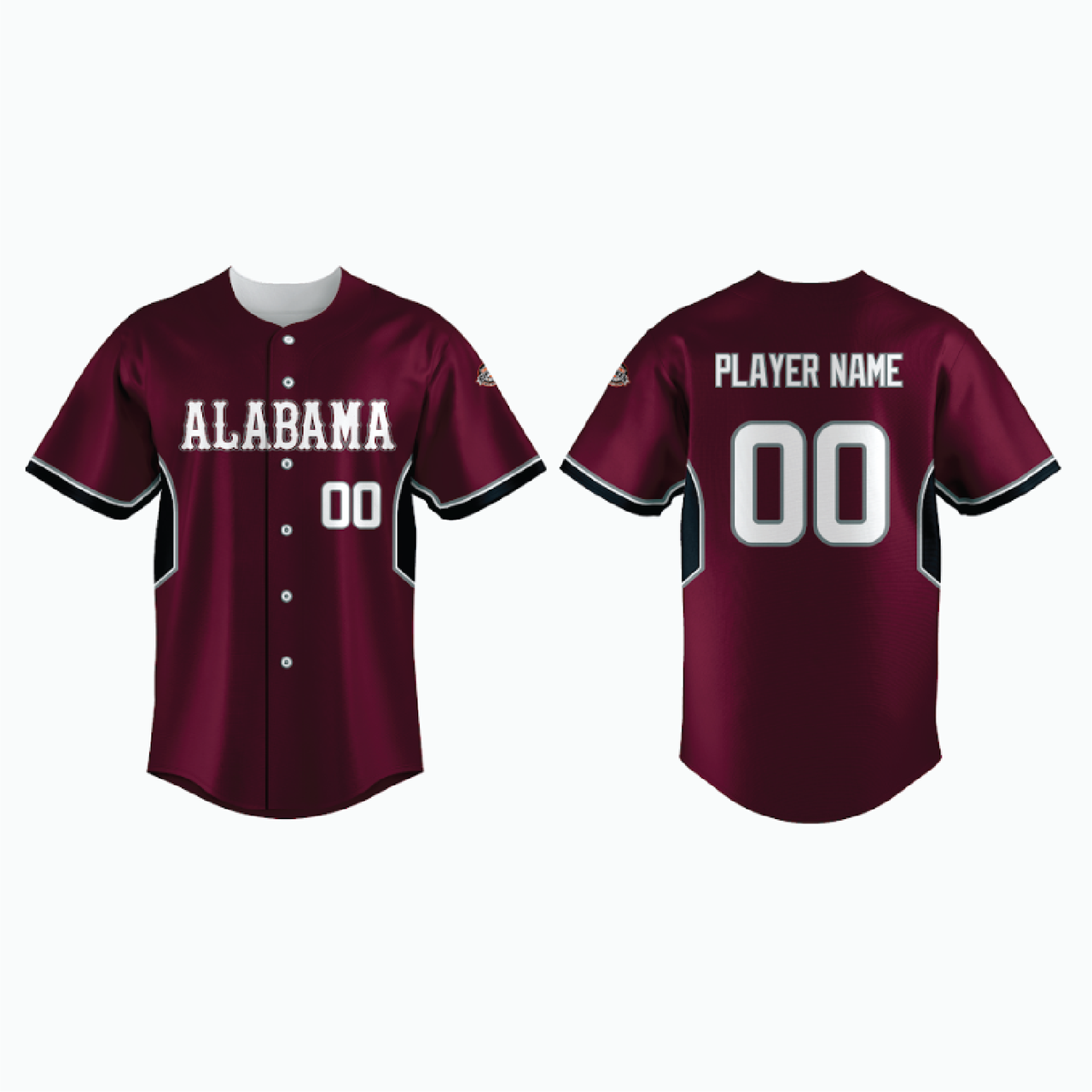 Full-Button Baseball Jersey example 20