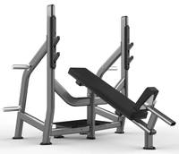 Thumbnail for Incline Bench - Olympic - Muscle D Fitness - 11 Gauge Steel - Commercial Upholstery