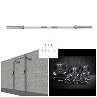 Thumbnail for TGrip Commercial 4' Low Profile Wall Mount Rig Fitness Kits - 3x3 Steel - Functional Multi-Grip Pull-Up - Sandwich Style J-Hooks
