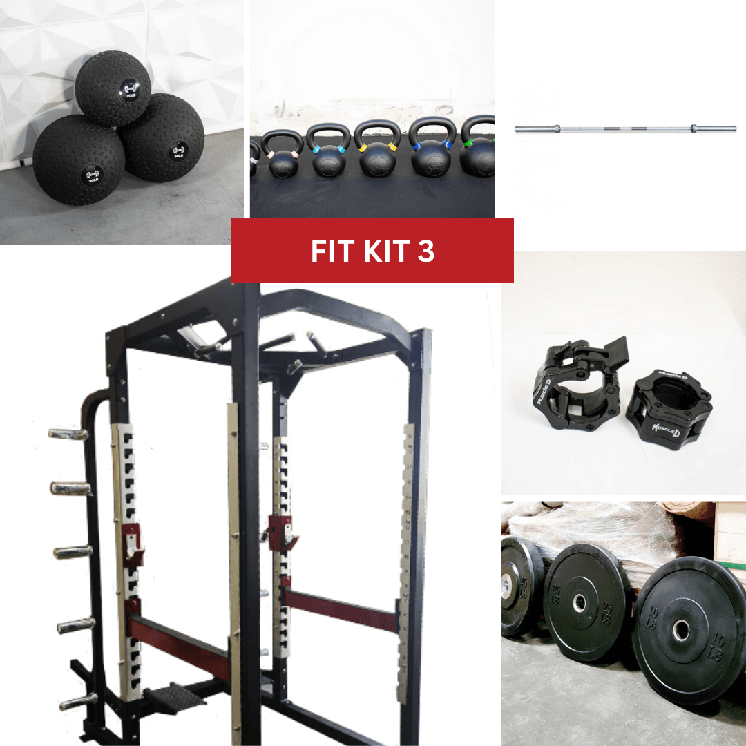 Power Cage Complete Weight Set Muscle D Fitness Commercial
