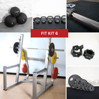 Thumbnail for Commercial Squat Rack Kits - Muscle D Fitness - Gym Storage - Black / Silver
