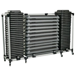 Fitness Original Large Health Club Strorage Cart with Wheels – Ball Storage Cart