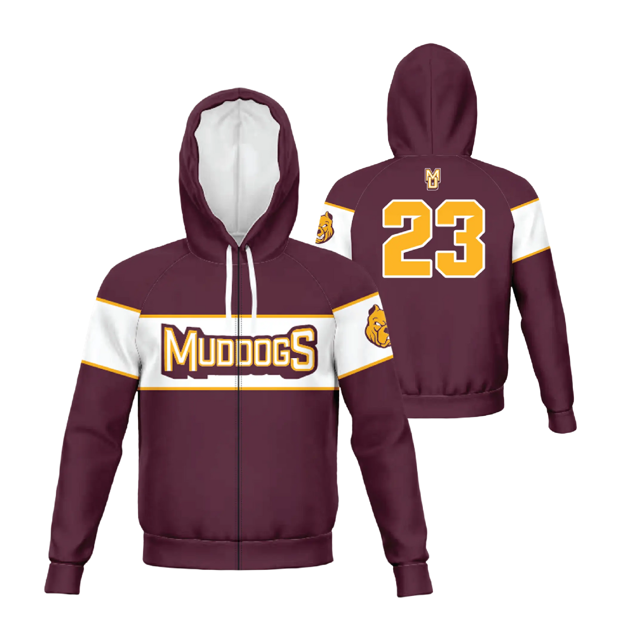 Full-Zip Hooded Sweatshirt (Fleece)