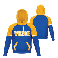 Thumbnail for Full-Zip Hooded Warm-Up Jacket