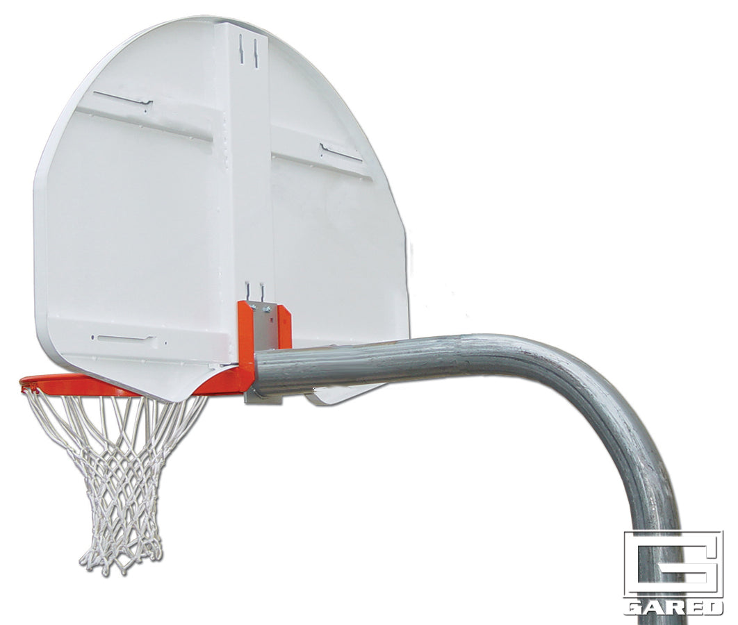 Economy Playground 3-1/2" O.D. Unbraced Rear-Mount Gooseneck Post