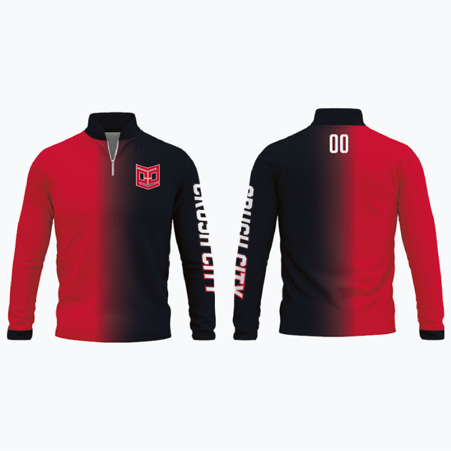 1/4 Zip Fleece Sweatshirt (Men’s, Women’s, Youth) example 6