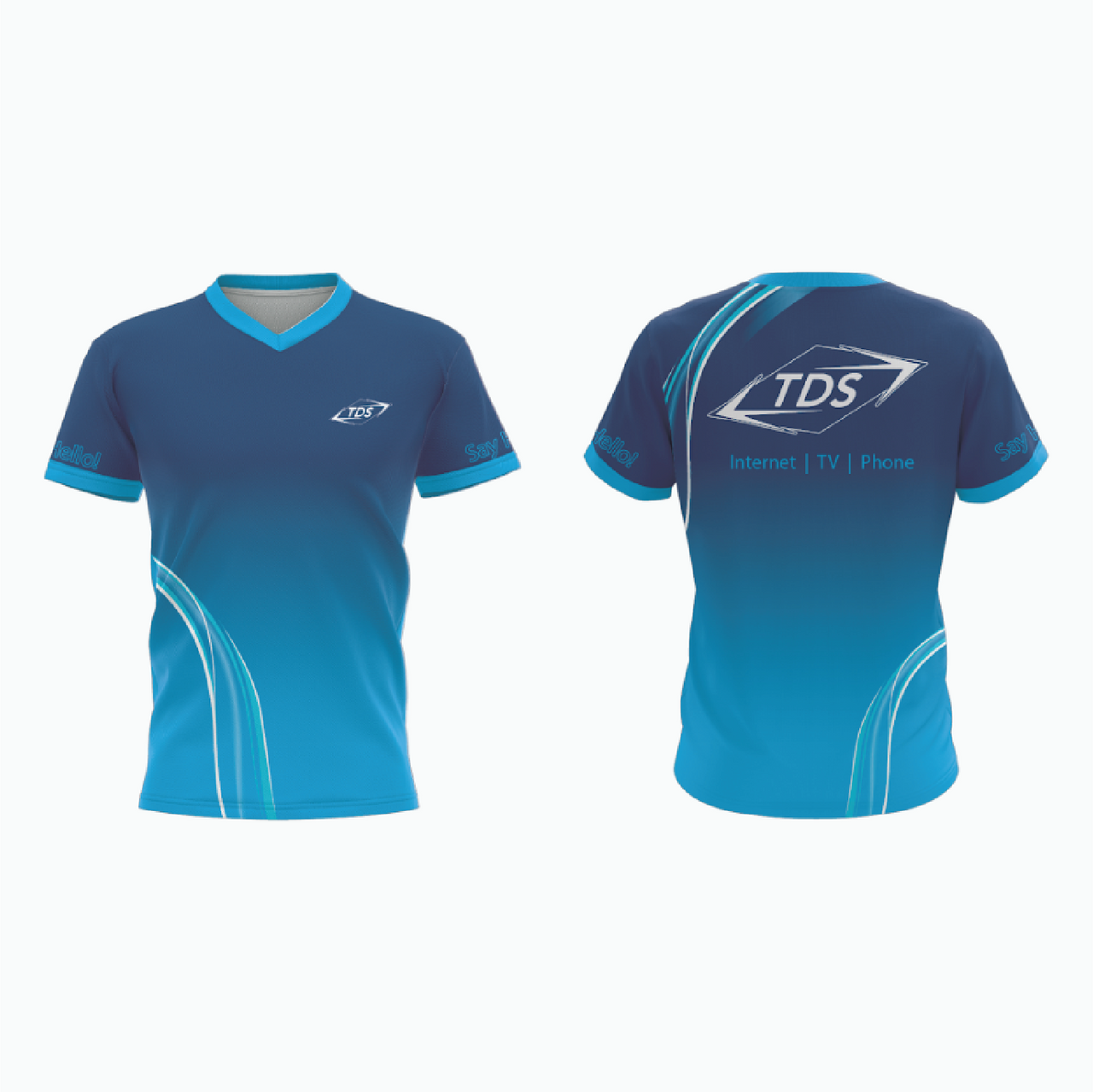 Travel Tech Tee – Short Sleeve V-Neck example 4