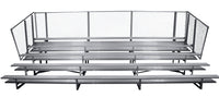Thumbnail for Spectator Stationary 27' Bleacher, 5 Row, Double Foot Plank