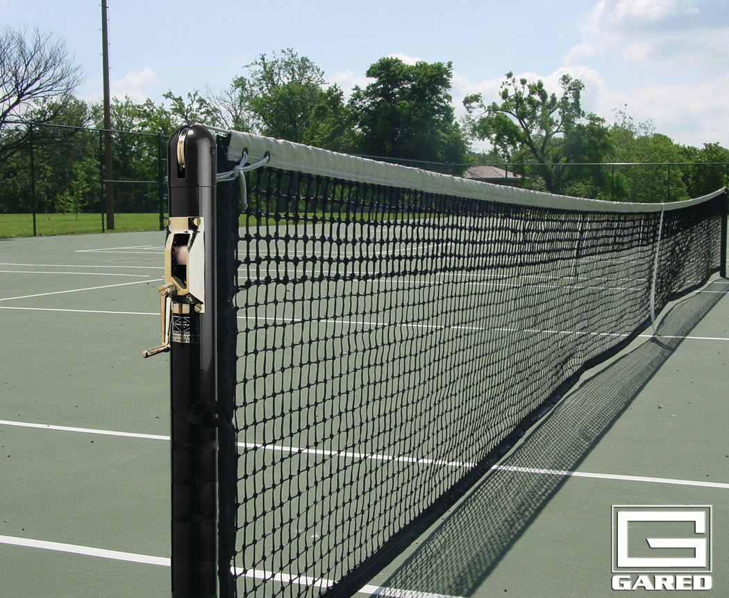 Grand Slam 3" Round Competition Tennis Posts, Black