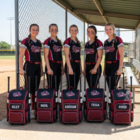 Thumbnail for Custom Baseball Softball Backpack | Holds 4 Bats