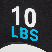 Thumbnail for BC Strength 10lb rubber-coated cast-iron weight plates, set of 2