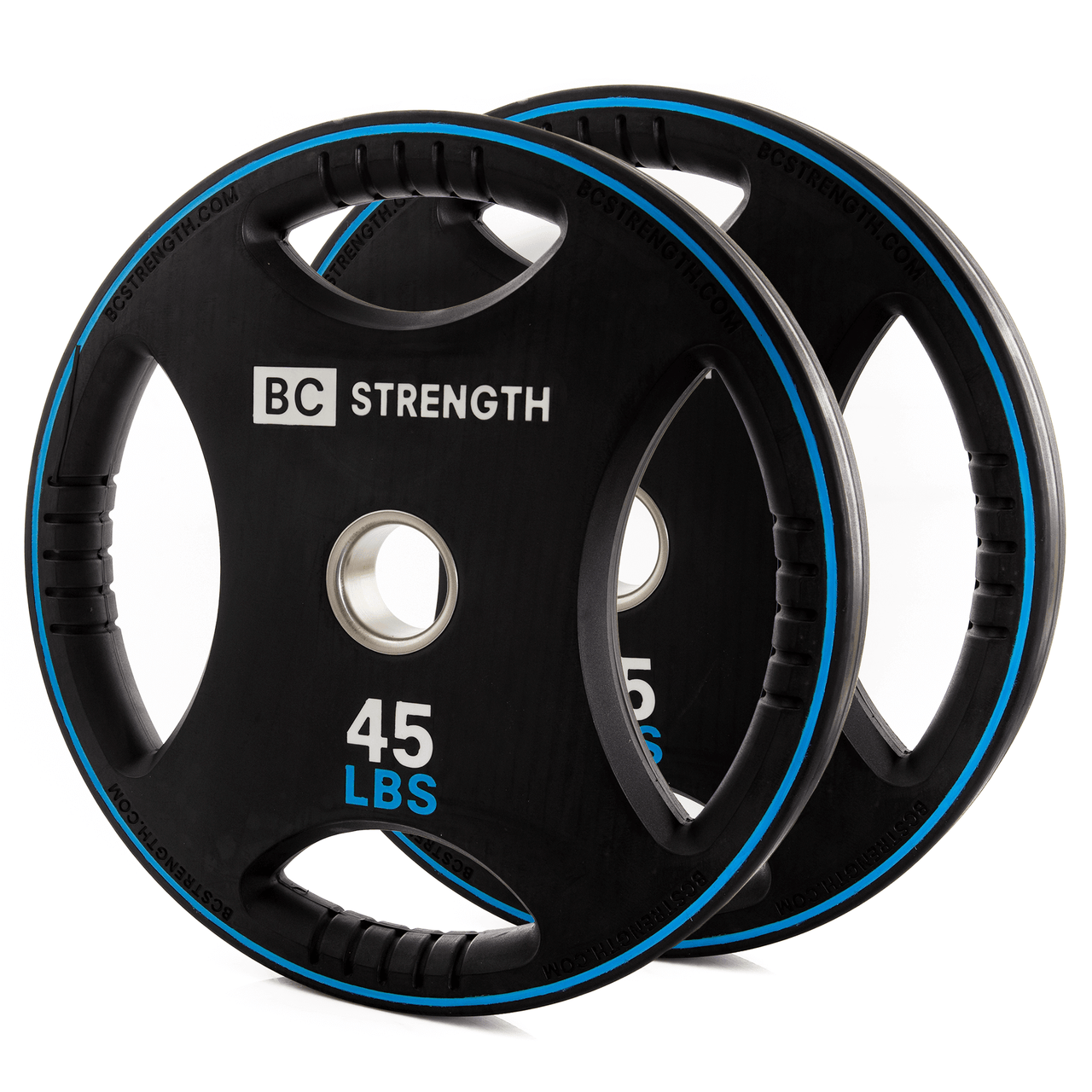 BC Strength Thruster Bar Lite with 45lb weight plates hip thrust starter package