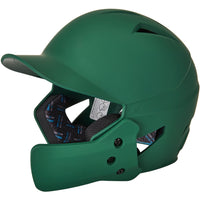 Thumbnail for Batting helmet with jaw guard - Forest Green