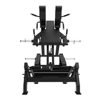 Thumbnail for Excel Glute Line Hack Squat / Front Squat - Muscle D Fitness - Plate Load Squat Machine - Counter Balanced - Plate Storage Pegs