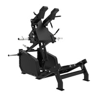 Thumbnail for Excel Glute Line Hack Squat / Front Squat - Muscle D Fitness - Plate Load Squat Machine - Counter Balanced - Plate Storage Pegs
