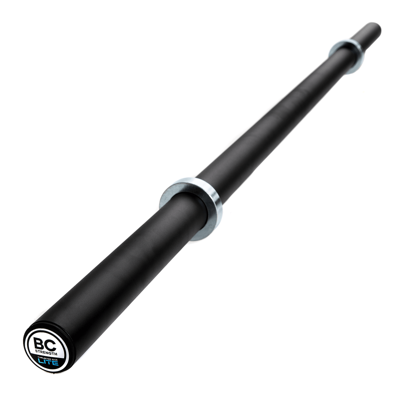 BC Strength Thruster Bar Lite with 45lb weight plates hip thrust starter package