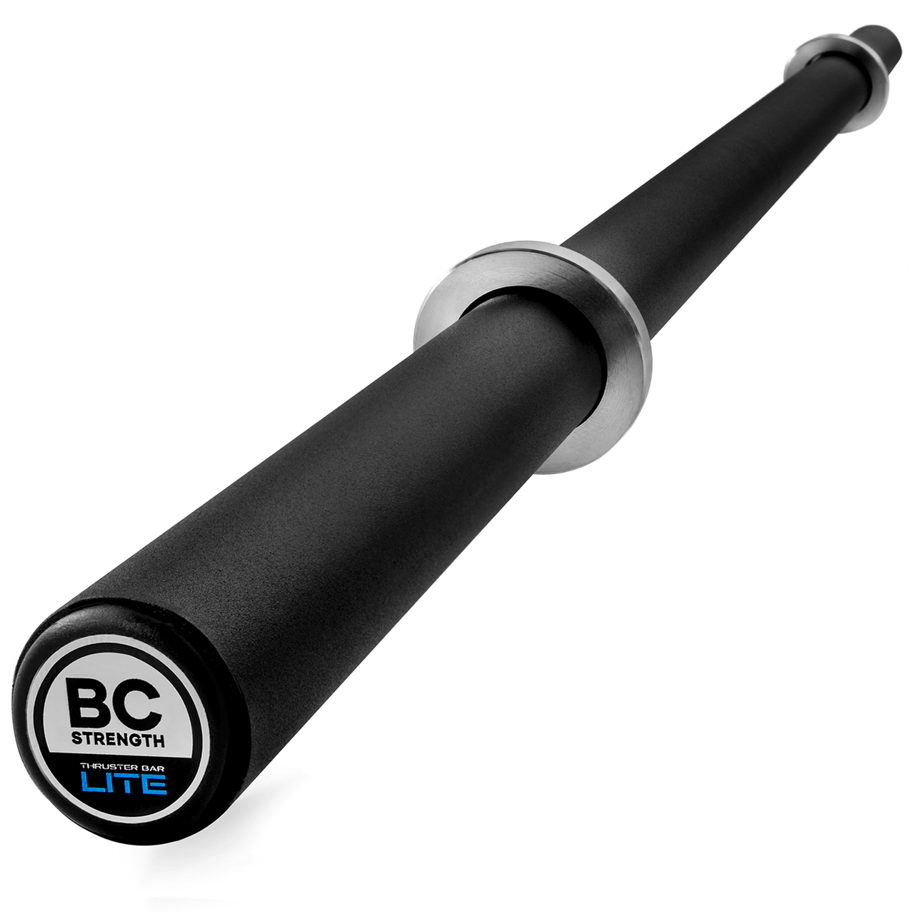 BC Strength Thruster Bar Lite with 45lb weight plates hip thrust starter package
