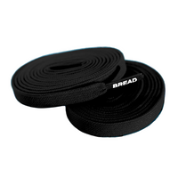 Thumbnail for Bread No-Tie Elastic Shoelaces – Shadow Black