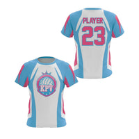 Thumbnail for Short Sleeve Crewneck Volleyball Jersey (Men’s, Women’s, Youth)