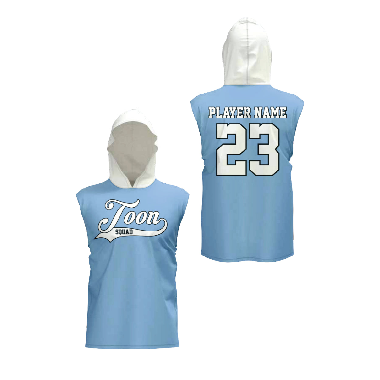 Men’s and Youth Sleeveless Compression Tee with Hood