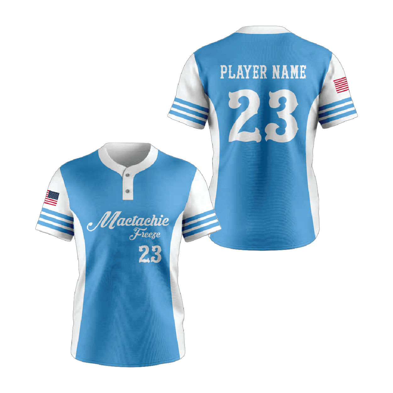 Pro 2-Button Softball Jersey (Placketed Drop V)