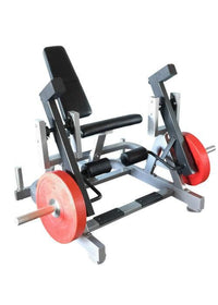 Thumbnail for Power Leverage Iso Lateral Leg Extension - Muscle D Fitness - 11 Gauge Steel