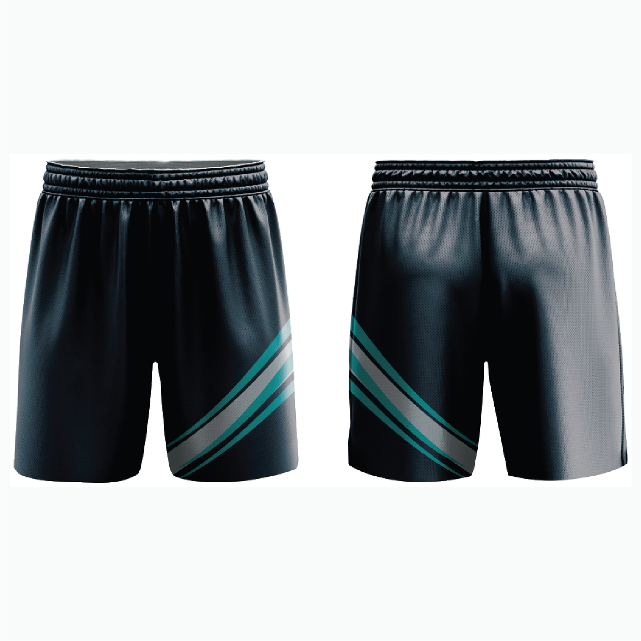 Standard Elastic Waist Shorts (Men’s 7″) Pockets example 9