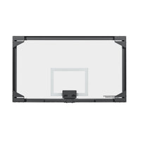 Thumbnail for Glass basketball backboard rear view showing the mounting structure — 72